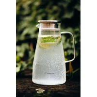 Jarra em Vidro Borossilicato Tramontina com Tampa em Aço Inox 1,8 L