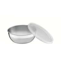 Jogo de Potes Tramontina Freezinox em Aço Inox com Tampa Plástica 3 Peças