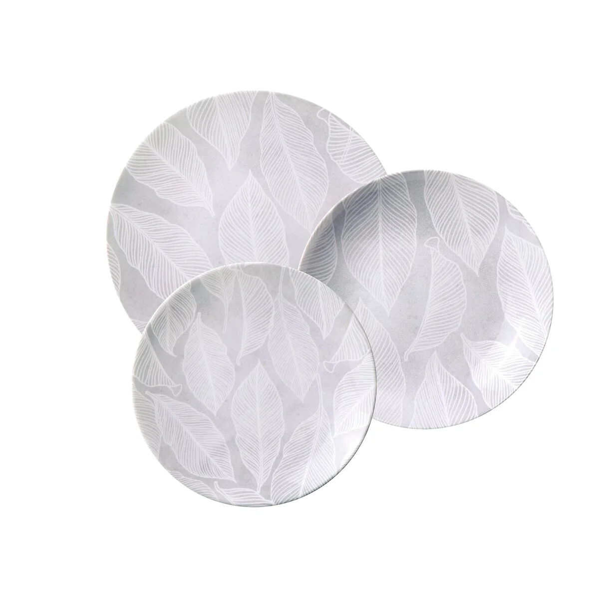 Jogo de Pratos Tramontina Arbo em Porcelana Decorada 12 Peças