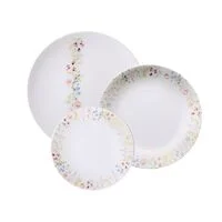 Jogo de Pratos Tramontina Artemis em Porcelana Decorada 12 Peças