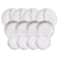 Jogo de Pratos Tramontina Artemis em Porcelana Decorada 12 Peças