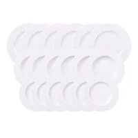Jogo de Pratos Tramontina Ingrid em Porcelana Decorada 18 Peças