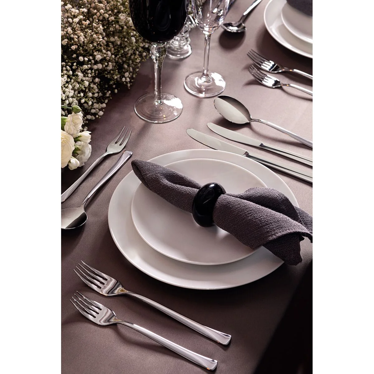 Aparelho de Jantar Tramontina Leonora em Porcelana 20 Peças