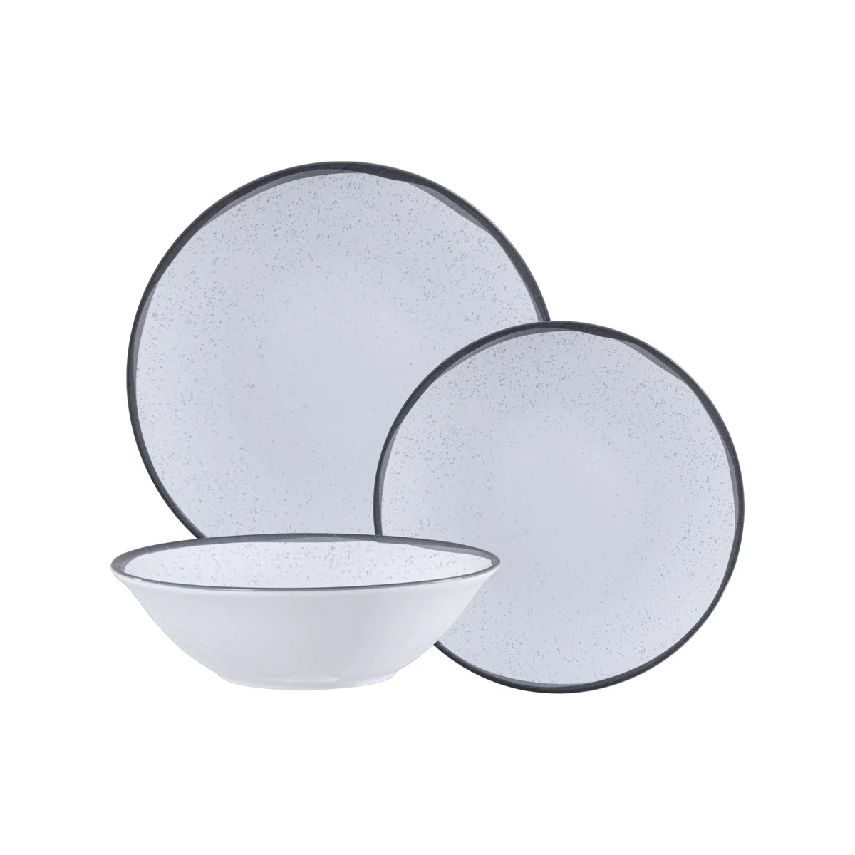 Jogo de Pratos Tramontina Vesuvio em Porcelana com Bowl 12 Peças