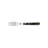Jogo de Talheres Jumbo Tramontina Churrasco com Lâminas em Aço Inox e Cabos de Madeira Polywood Castanho 12 Peças