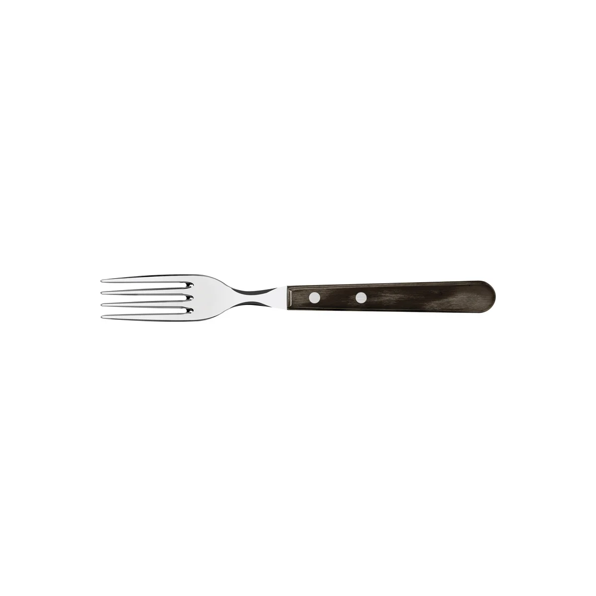 Jogo de Talheres Jumbo Tramontina Churrasco com Lâminas em Aço Inox e Cabos de Madeira Polywood Castanho 12 Peças