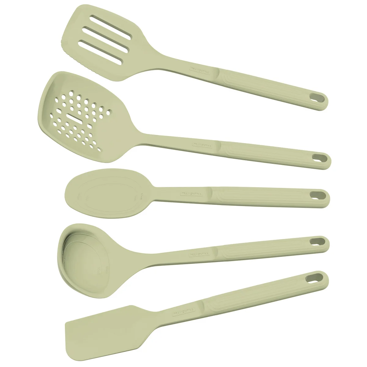 Jogo de Utensílios Tramontina Softta em Silicone Verde 05 Peças
