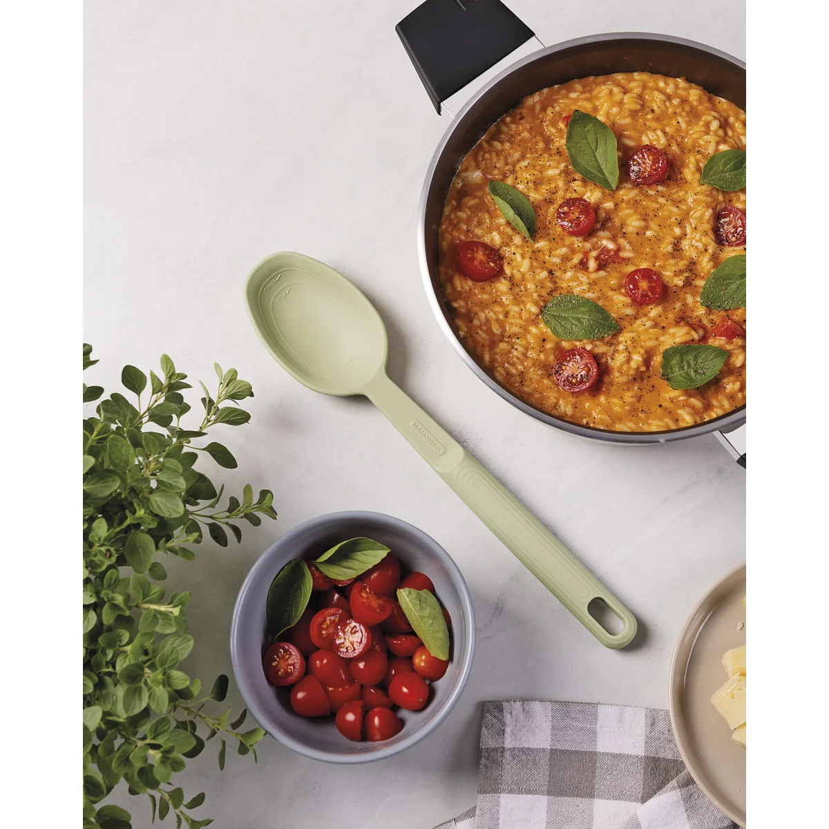 Jogo de Utensílios Tramontina Softta em Silicone Verde 05 Peças