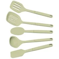 Jogo de Utensílios Tramontina Softta em Silicone Verde 05 Peças