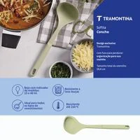 Jogo de Utensílios Tramontina Softta em Silicone Verde 05 Peças
