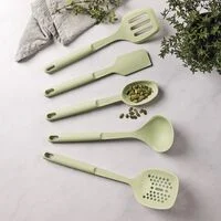 Jogo de Utensílios Tramontina Softta em Silicone Verde 05 Peças