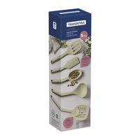 Jogo de Utensílios Tramontina Softta em Silicone Verde 05 Peças