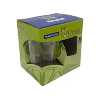 Kit Caipirinha Econômico Tramontina em Madeira Jatobá 3 peças