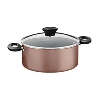 Kit Cozinha Tramontina Michigan em Alumínio com Revestimento Interno e Externo em Antiaderente Starflon Max Siena Natural 10 Peças