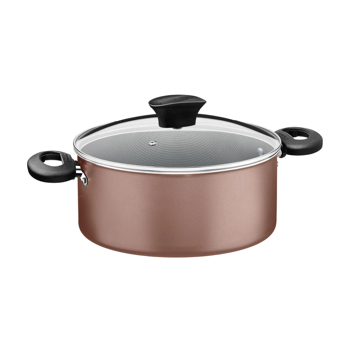 Kit Cozinha Tramontina Michigan em Alumínio com Revestimento Interno e Externo em Antiaderente Starflon Max Siena Natural 10 Peças