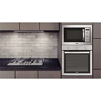 Kit Cozinha de Embutir Inox Tramontina Micro-ondas 25L e Forno Cook 73L 220V
