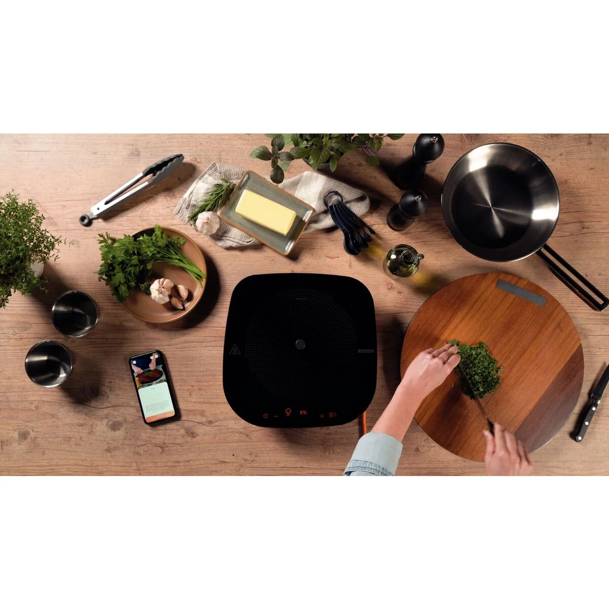 Kit Guru Smart Gourmet Tramontina Portátil por Indução 220 V