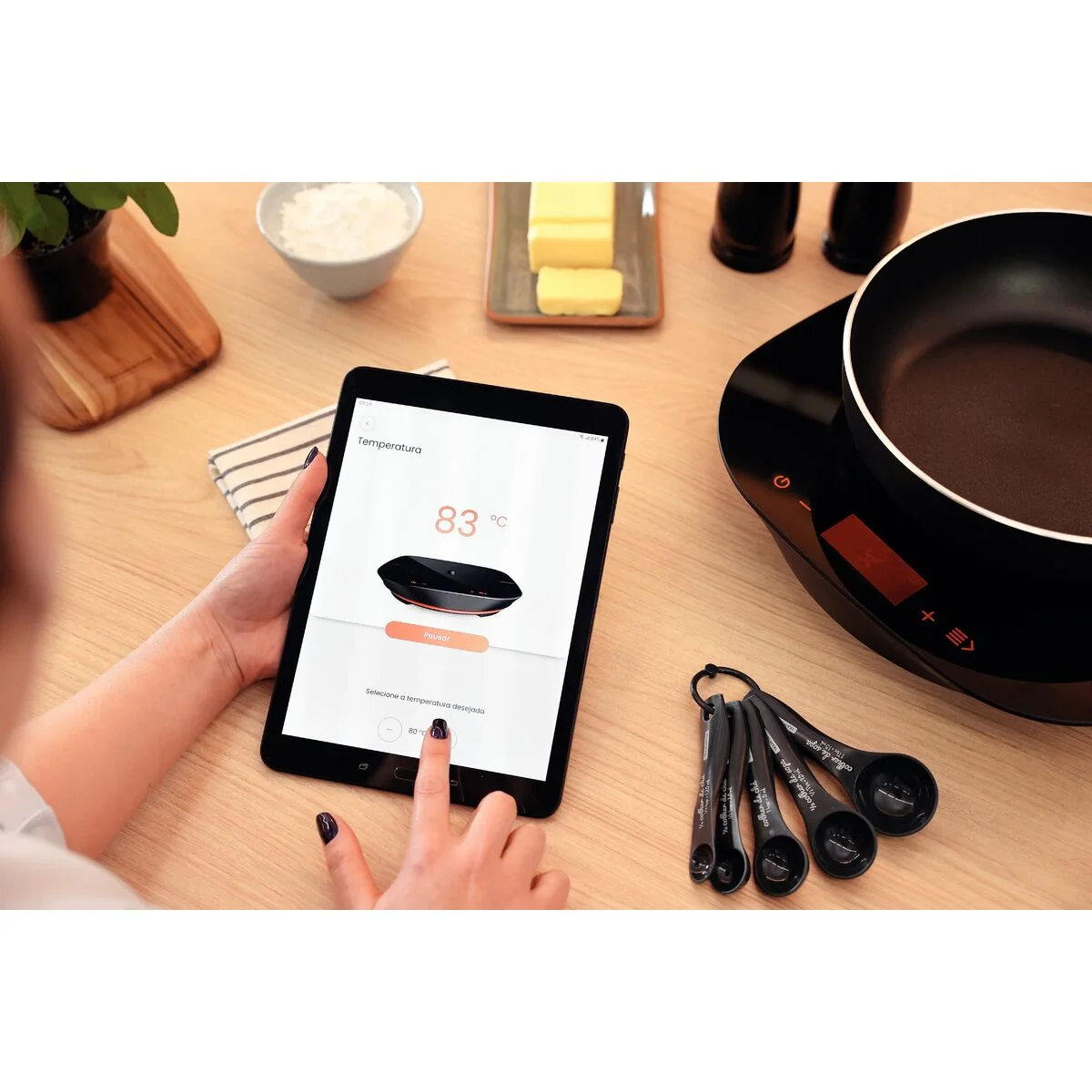 Kit Guru Smart Gourmet Tramontina Portátil por Indução 220 V