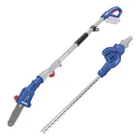 Kit Podador de Altura e Aparador de Cerca Viva Telescópico 20V Tramontina by Total - Sem Bateria e Carregador