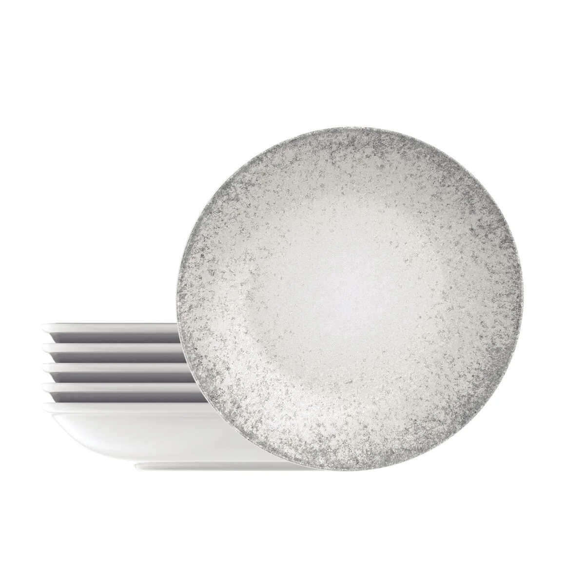 Kit Prato Fundo Tramontina Camila em Porcelana Decorada 22 cm 06 Peças