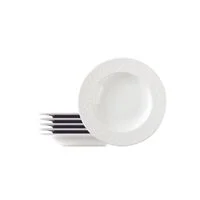 Kit Prato Fundo Tramontina Ingrid em Porcelana Decorada 23 cm 06 Peças