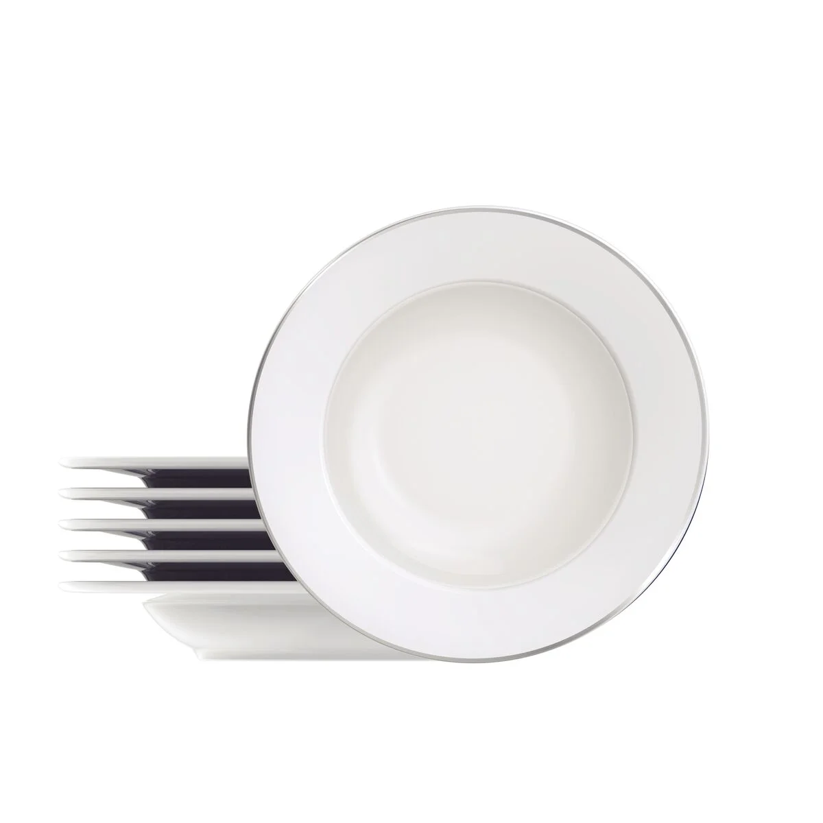 Kit Prato Fundo Tramontina Joana em Porcelana 23 cm 6 Peças