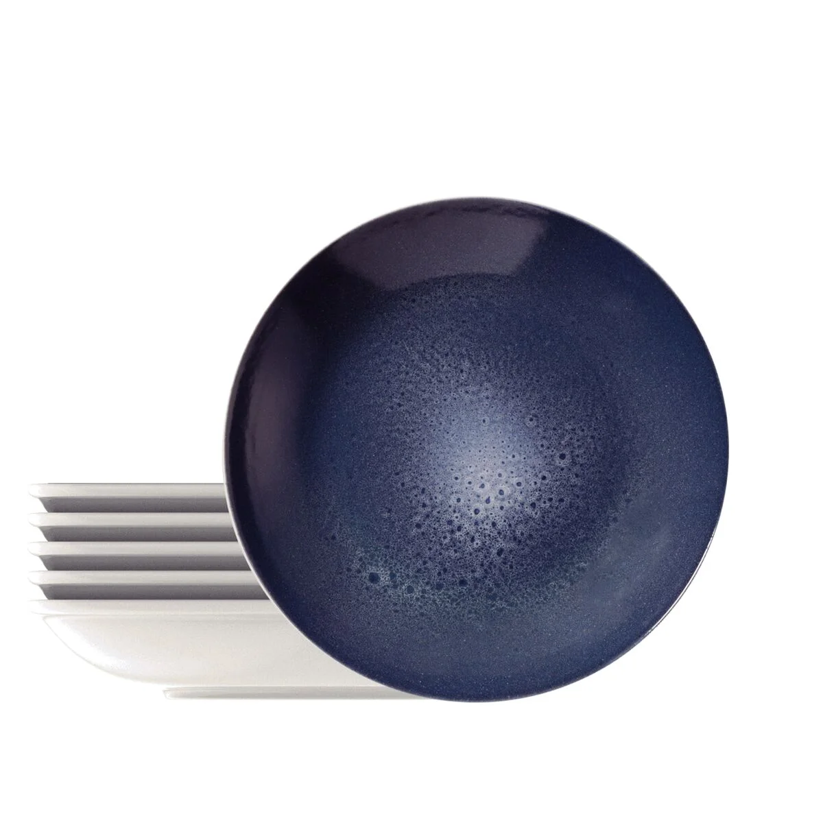 Kit Prato Fundo Tramontina Topázio em Porcelana Decorada 22 cm 06 Peças