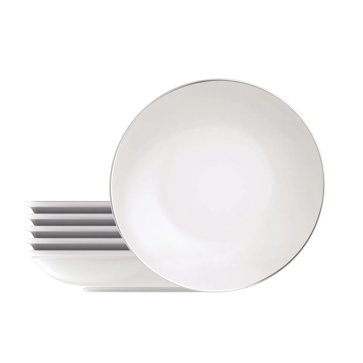 Kit Prato Raso Tramontina Atena em Porcelana 28 cm 6 Peças
