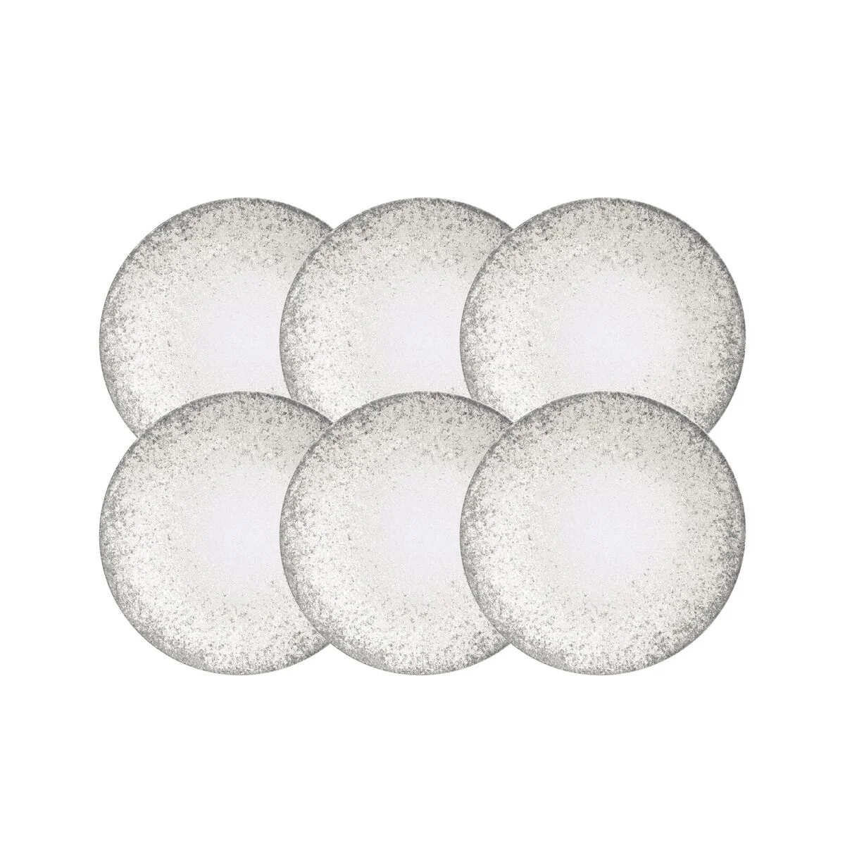 Kit Prato Raso Tramontina Camila em Porcelana Decorada 28 cm 06 Peças
