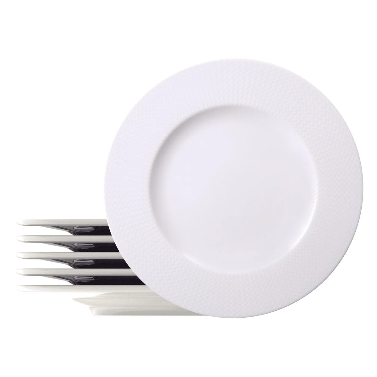 Kit Prato Raso Tramontina Mesh em Porcelana 28 cm 06 Peças