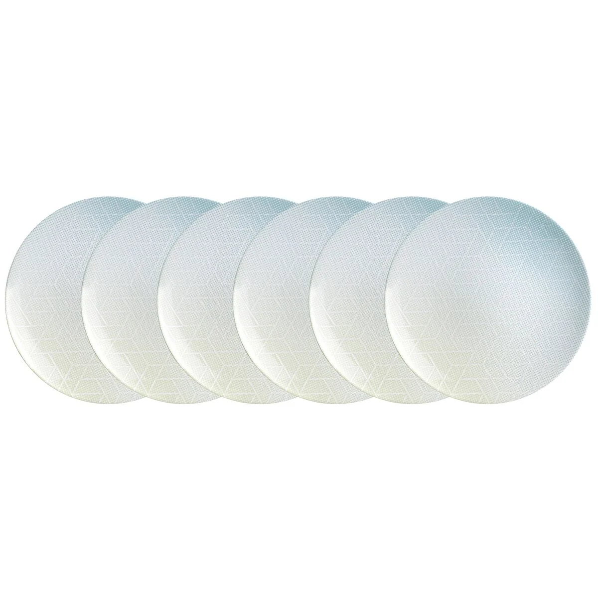 Kit Prato Raso Tramontina Polaris em Porcelana 28 cm 06 Peças