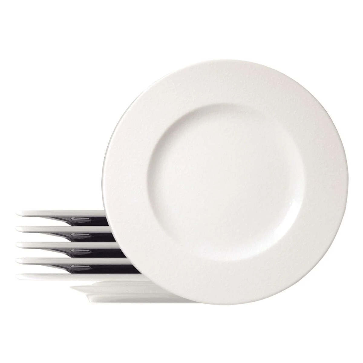 Kit Prato Raso Tramontina Quartzo em Porcelana Decorada 27 cm 06 Peças
