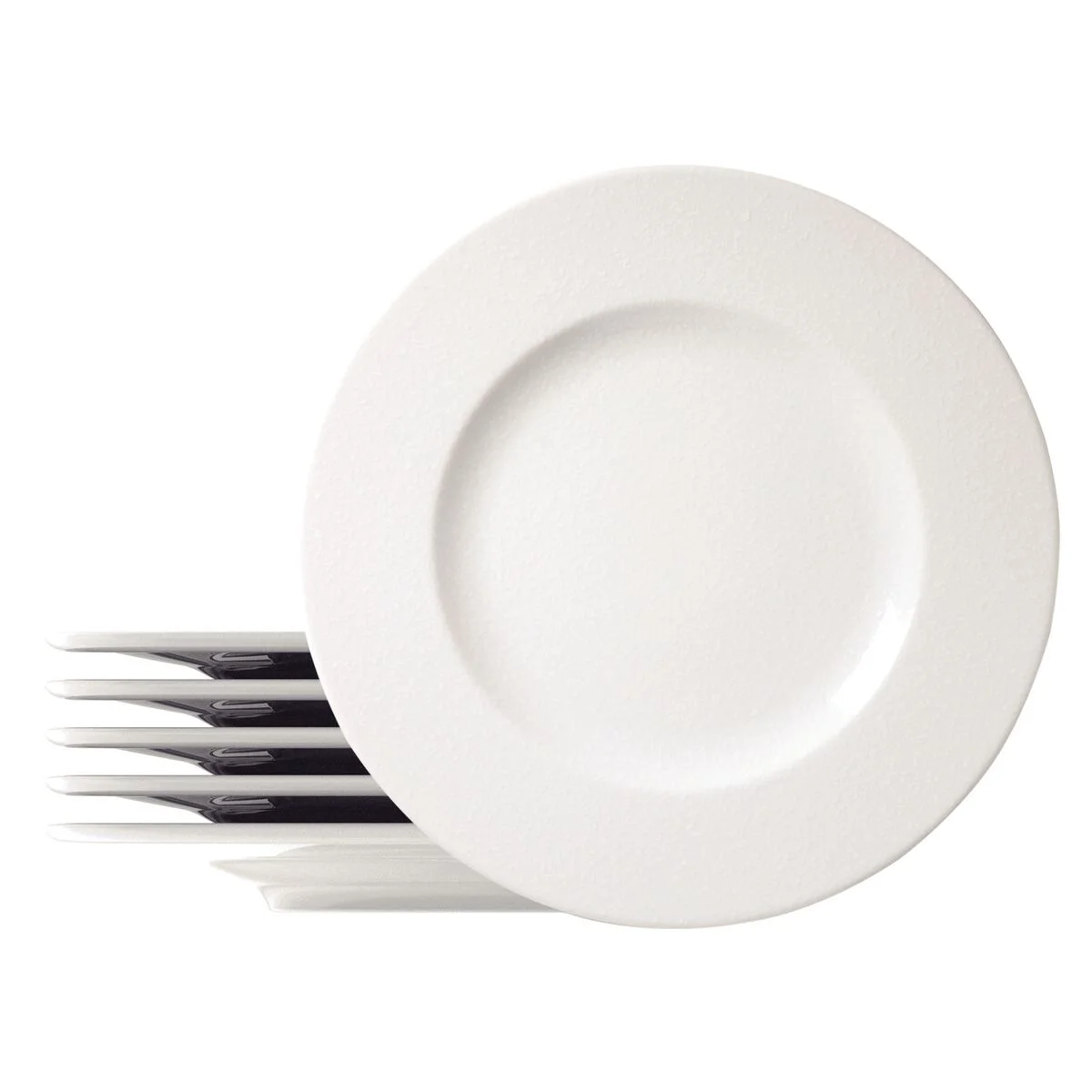 Kit Prato Raso Tramontina Quartzo em Porcelana Decorada 28 cm 06 Peças