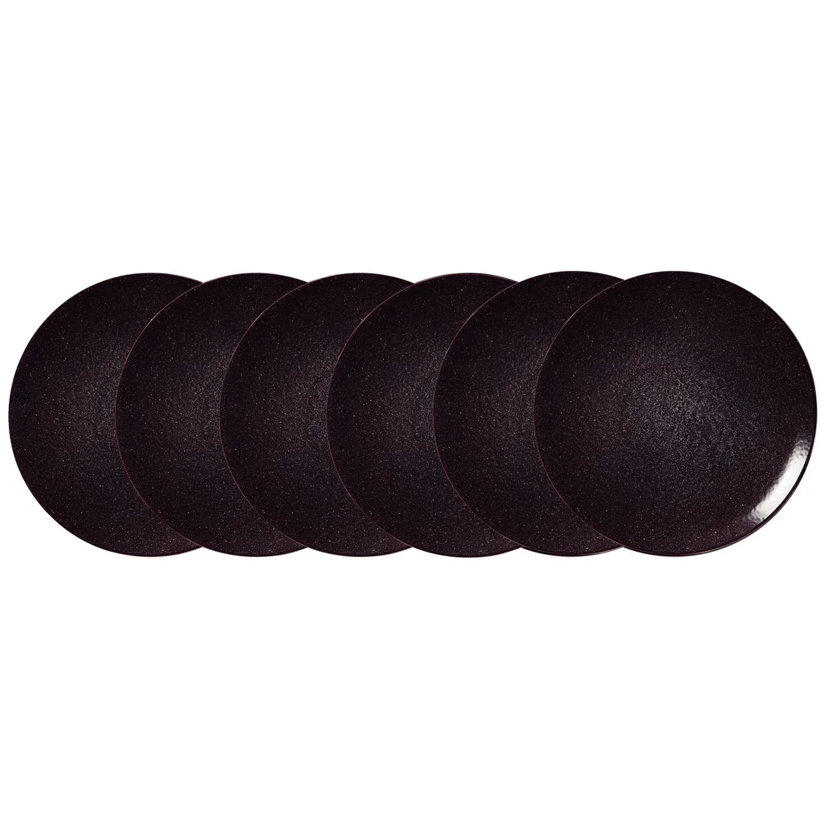 Kit Prato Sobremesa Tramontina Lunar em Porcelana Decorada 21 cm 06 Peças