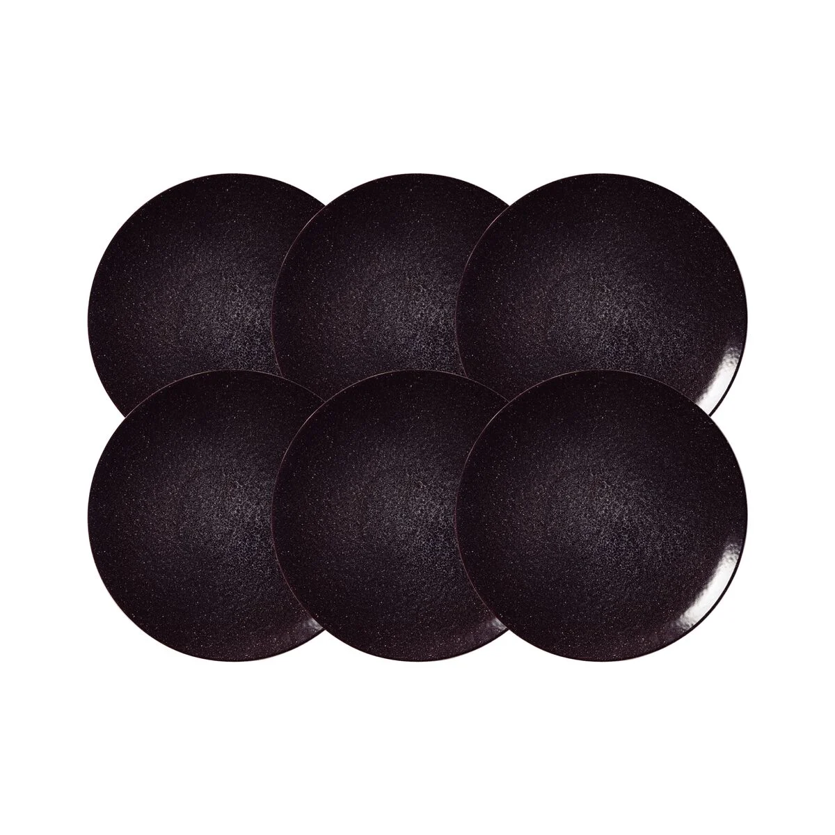 Kit Prato Sobremesa Tramontina Lunar em Porcelana Decorada 21 cm 06 Peças
