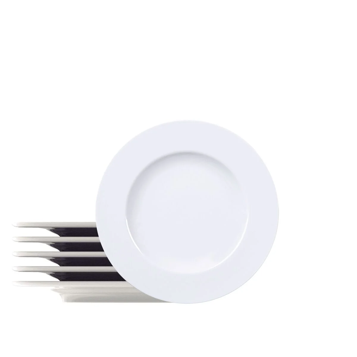Kit Prato Sobremesa Tramontina Maria Augusta em Porcelana 21 cm 06 Peças
