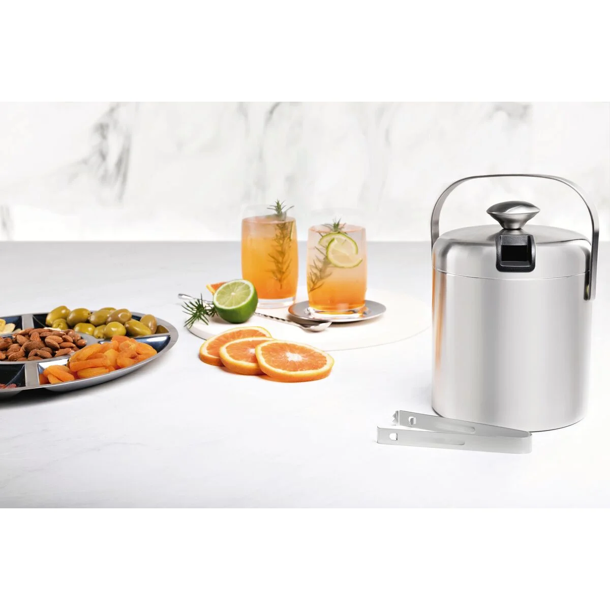 Kit Térmico para Gelo Cosmos Tramontina em Aço Inox 2 Peças