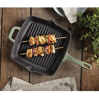 Kit Tramontina Ampezzo Ferro Fundido Esmaltado Verde Grátis Utensílios Silicone