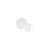 Kit Xícara e Pires de Café Tramontina Santorini em Porcelana Decorada 70 ml 12 Peças