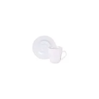 Kit Xícara e Pires de Café Tramontina Vibrare em Porcelana 70 ml 12 Peças