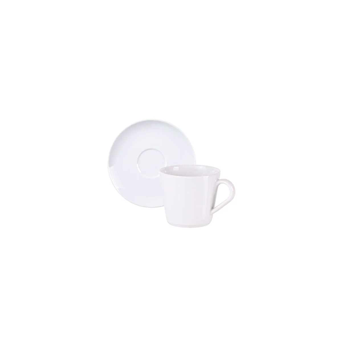 Kit Xícara e Pires de Chá Tramontina Leonora em Porcelana 185 ml 12 Peças