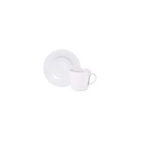 Kit Xícara e Pires de Chá Tramontina Vibrare em Porcelana 185 ml 12 Peças