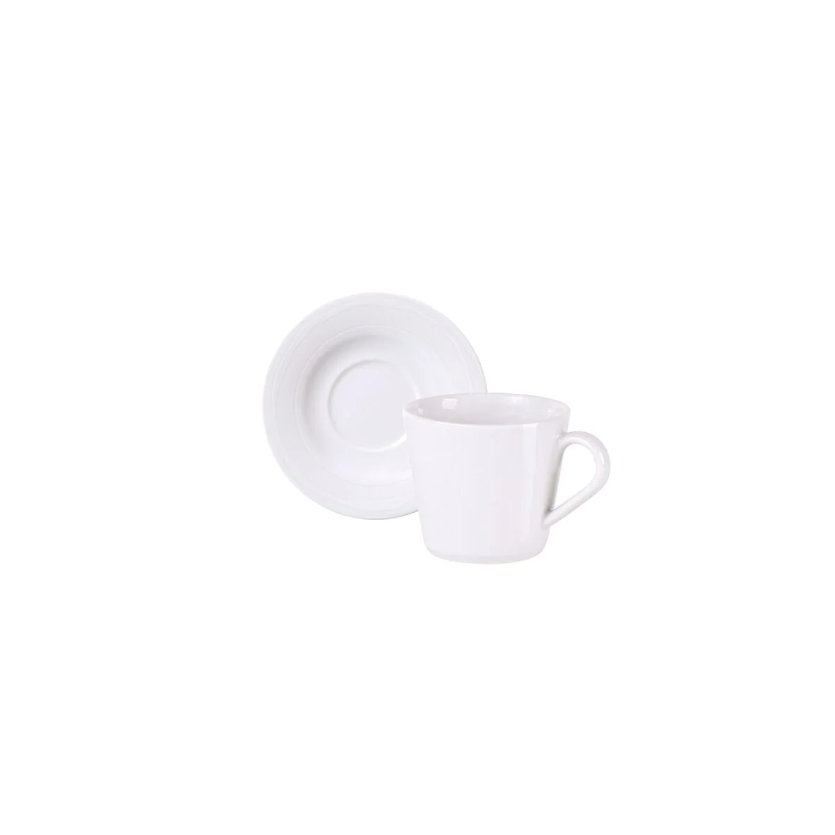 Kit Xícaras e Pires de Chá Tramontina Nexus em Porcelana 185 ml 12 Peças