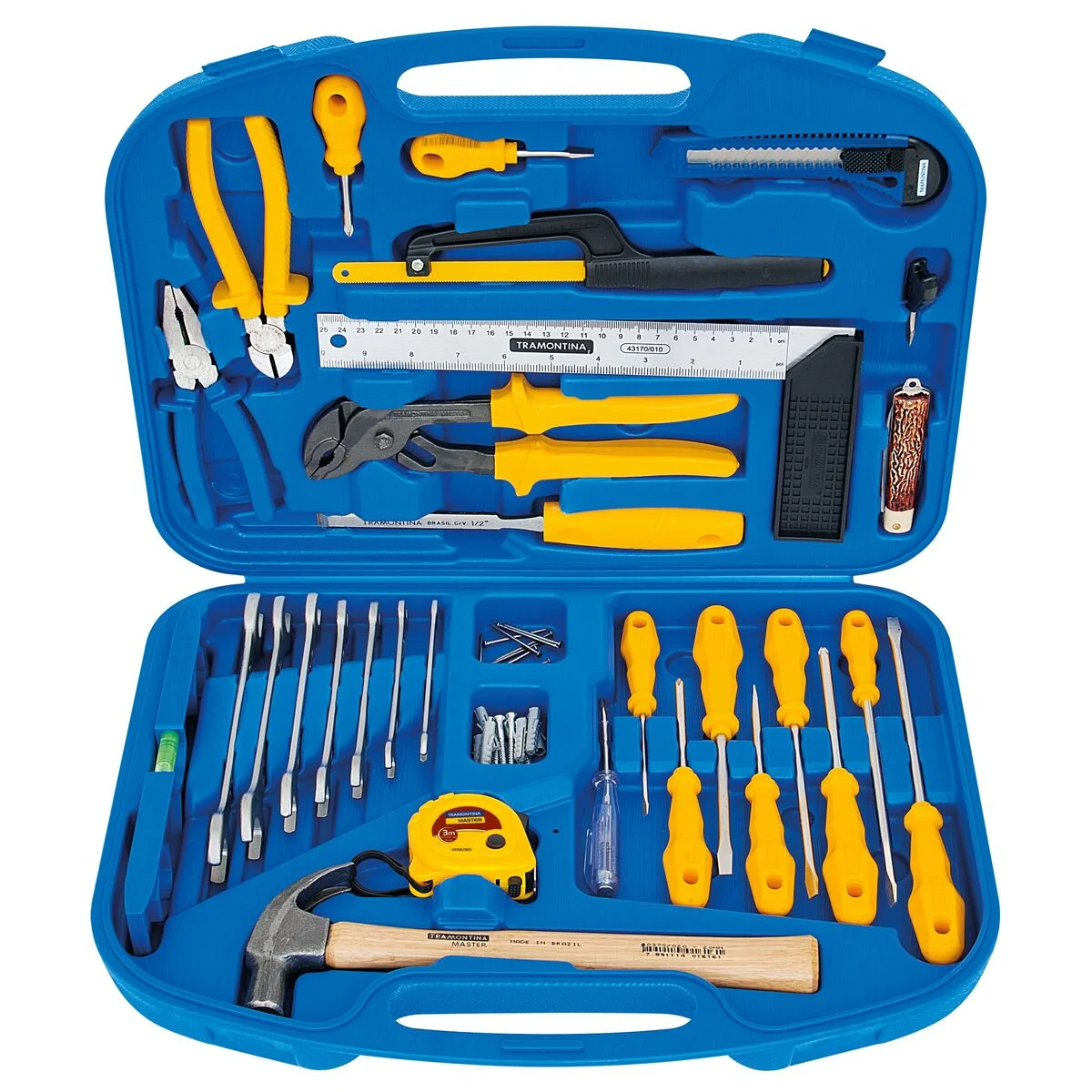 Kit de Ferramentas Tramontina com Maleta 52 peças