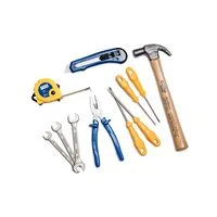 Kit de Ferramentas Tramontina com Martelo Trena Alicate Estilete Chaves de Fenda e Chaves Fixas 11 peças