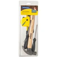 Kit de Ferramentas Tramontina com Martelo Trena Miniarco de Serra e Chaves de Fenda 5 peças