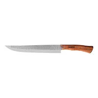 Kit para Churrasco Tramontina com Lâminas em Aço Inox e Cabo em Madeira Natural com Tábua de Madeira 3 Peças