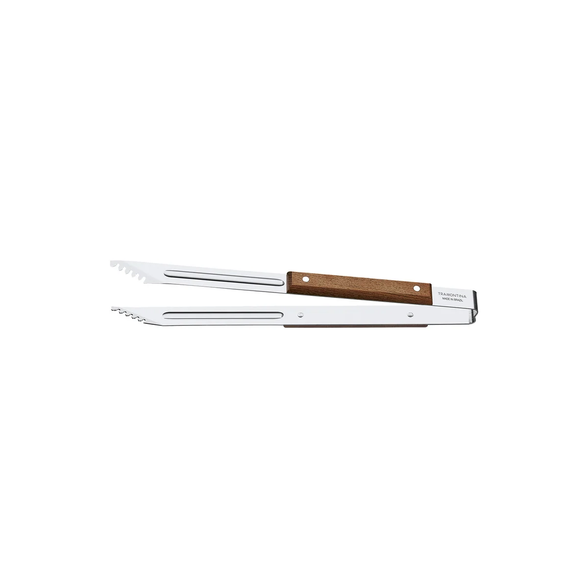 Kit para Churrasco Tramontina com Lâminas em Aço Inox e Cabo em Madeira Natural com Tábua de Madeira 3 Peças