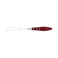 Kit para Churrasco Tramontina com Lâminas em Aço Inox e Cabos de Madeira Polywood Vermelho com Tábua e Estojo 8 Peças