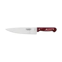 Kit para Churrasco Tramontina com Lâminas em Aço Inox e Cabos em Madeira Polywood Vermelho com Caixa de Papelão 15 Peças